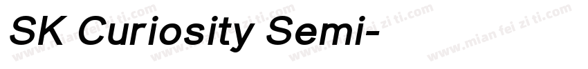 SK Curiosity Semi字体转换